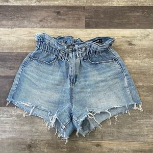 BLANK NYC paper bag Jean shorts